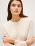 Pullover aus Wollmischung mit Pointelle-Motiv image number 2