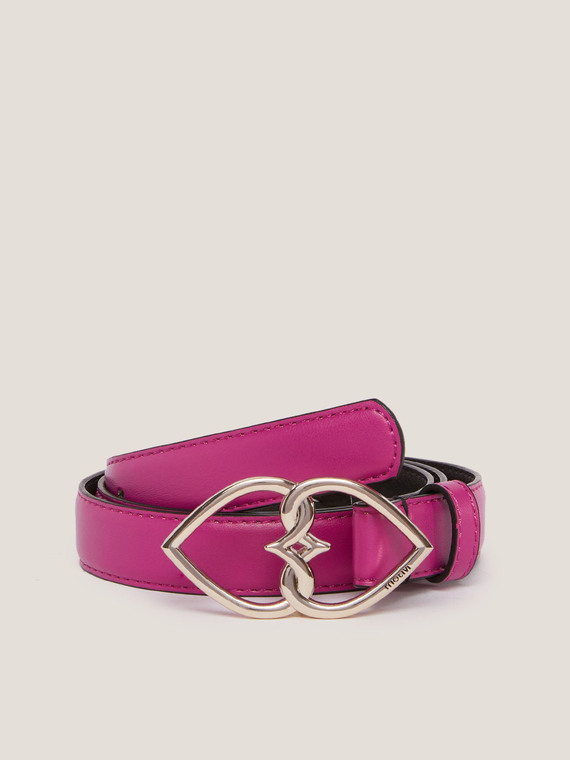 Double Love faux leather belt