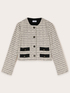 Tweed jacket with pockets image number 4