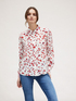 Camicia in tessuto cr&ecirc;pe stampa cuori image number 0