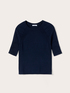 Viscose sweater with ribbed raglan sleeves image number 4