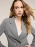 Pinstripe double-breasted jacket image number 3