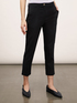 Linen-blend Capri trousers image number 0