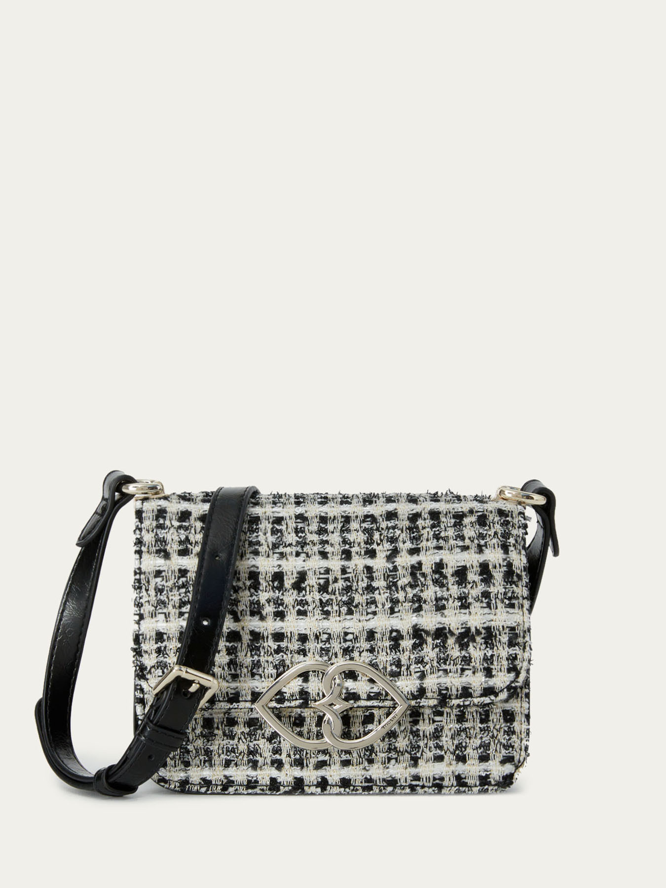 Daily bag Double Love in tweed misto lurex image number 0