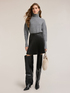 Turtleneck sweater in viscose blend image number 0