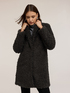 Oversized boucl&eacute; wool coat image number 2