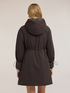 Padded parka with hood and drawstring image number 1
