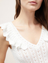 Crochet top with ruching image number 2