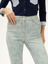 Jeans skinny in denim stampato image number 2