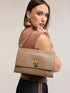 Shoulder bag with chain and twist lock image number 0