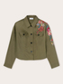 Short jacket with floral embroidery image number 4