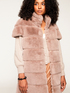 Gilet lungo in simil pelliccia image number 2