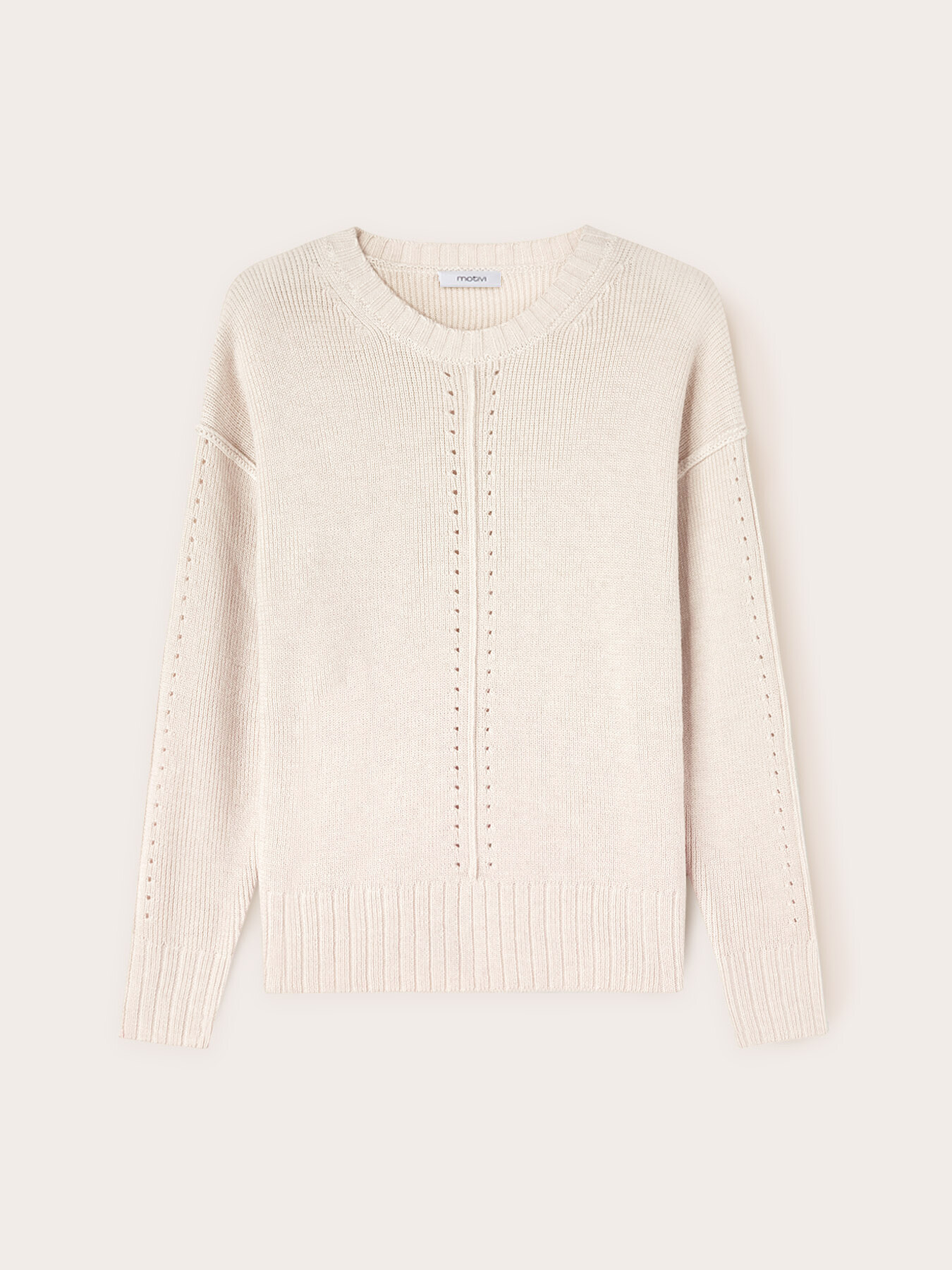 Pullover aus Wollmischung mit Pointelle-Motiv image number 4