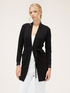 Long cardigan with belt image number 0