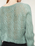 Pulover model tricotat din amestec de mohair image number 2