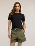 Boxy-T-Shirt mit gesticktem Logo image number 2