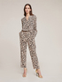 Animal print cargo trousers image number 1