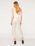 Lurex wide leg trousers image number 1