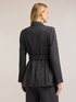 Tweed blazer with belt image number 1