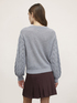 Sweater with oversize cable sleeves image number 1