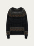 Pullover jacquard effetto peluche image number 3