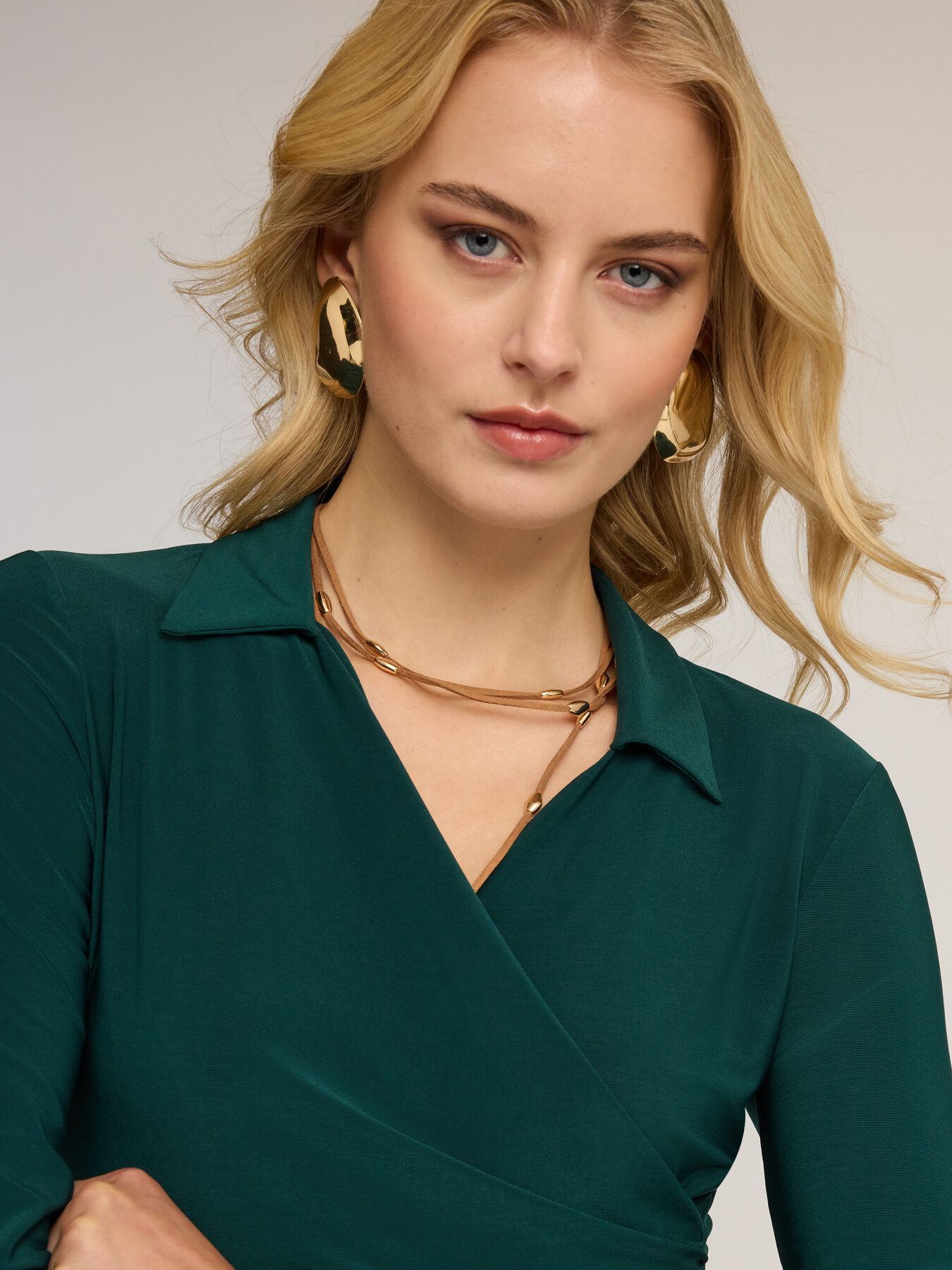 Draped jersey dress image number 3