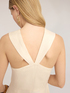 Kleid mit quadratischem Ausschnitt aus Leinenmischung image number 3