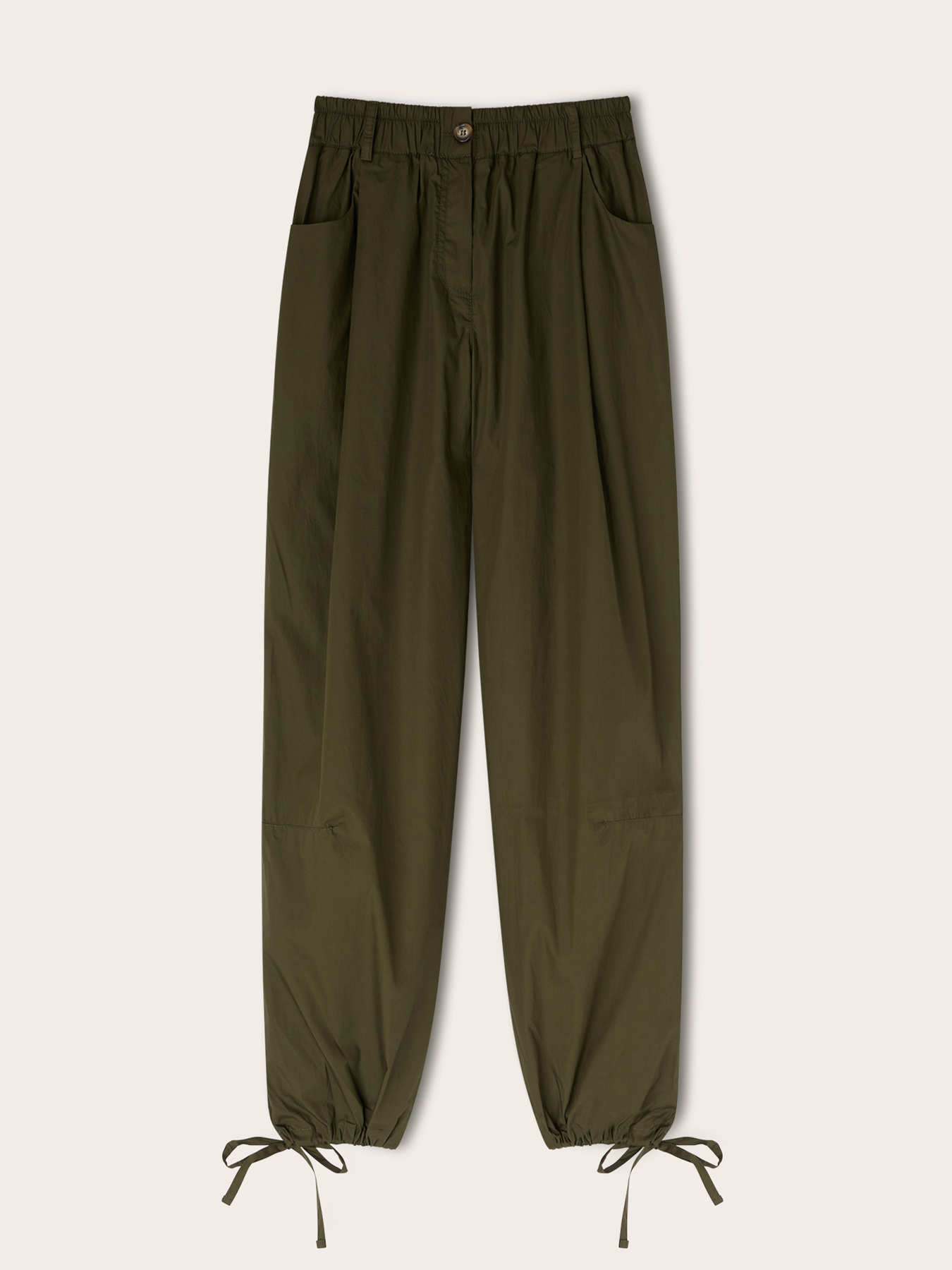 Cotton poplin cargo pants image number 0