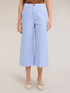 Cropped-Hose aus Baumwollmischgewebe image number 2