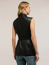 Gilet con cintura e tasche image number 1
