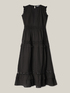 Long dress in broderie anglaise and openwork embroidery image number 3