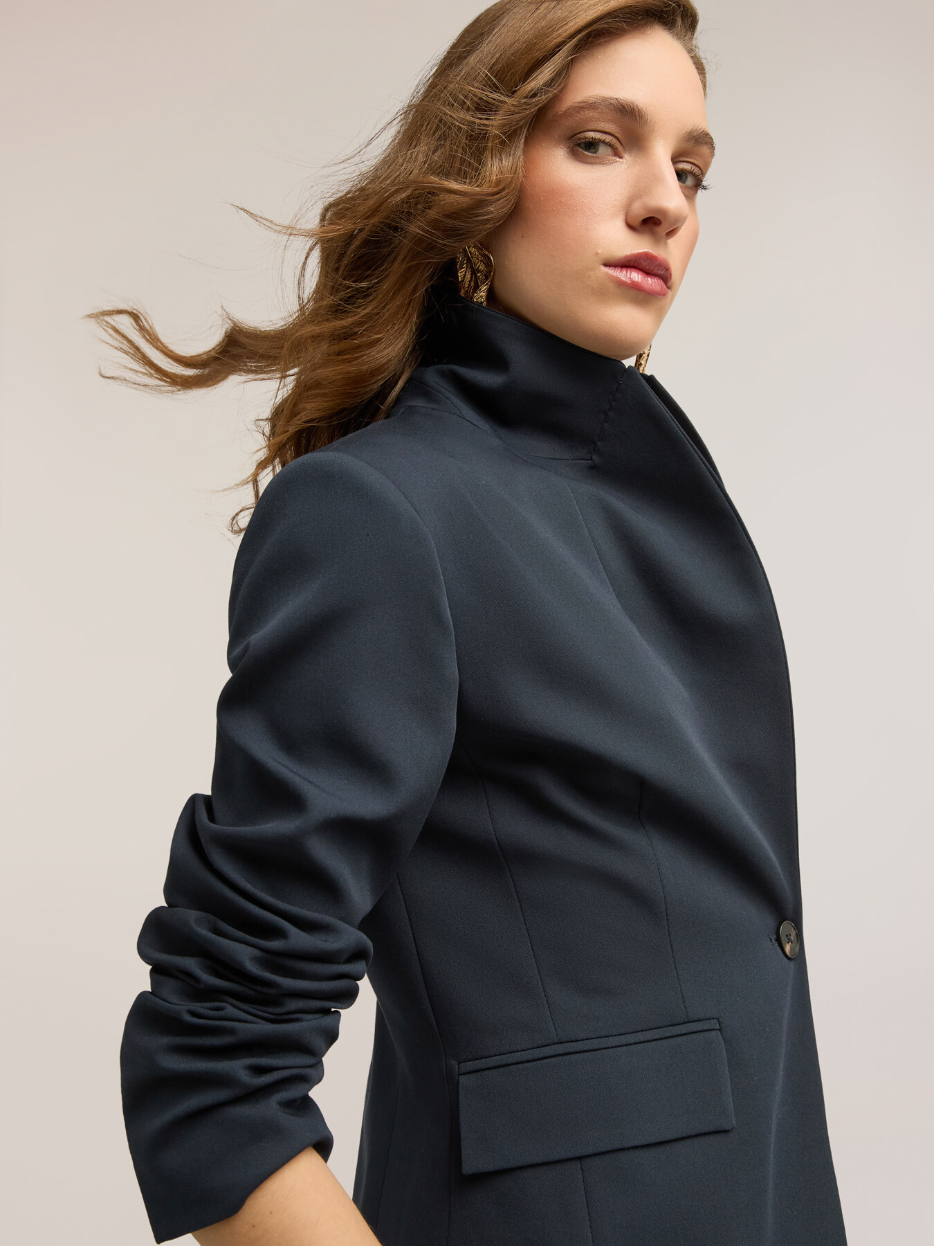 Einreihiger Blazer mit Revers image number 3
