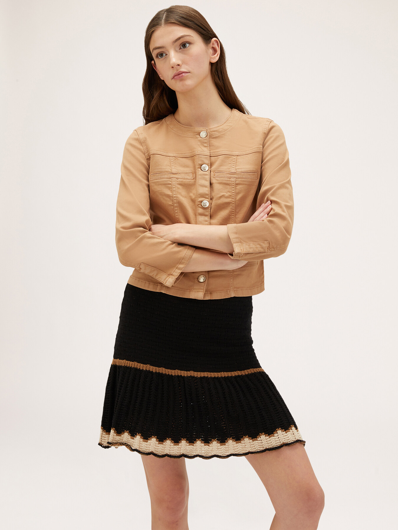 Cazadora en drill image number 0