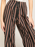 Striped sarong style trousers image number 2