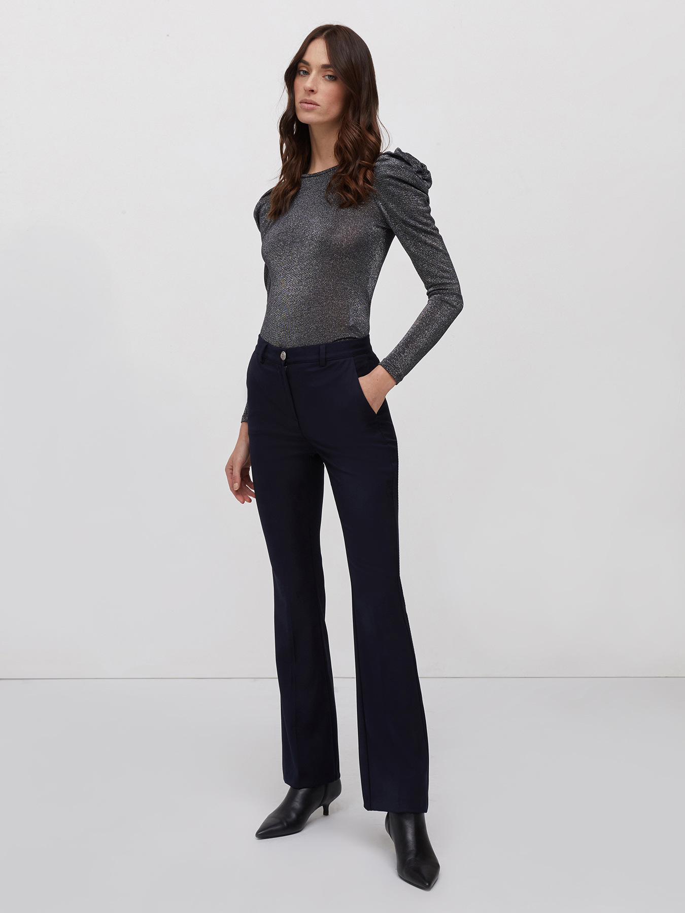 Formal flared trousers image number 2