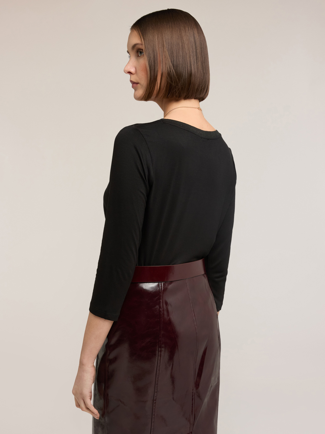 Tricou din două materiale image number 1