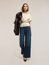 Satin blouse with sash image number 0