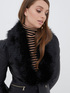 Jacket with fur-effect collar image number 2