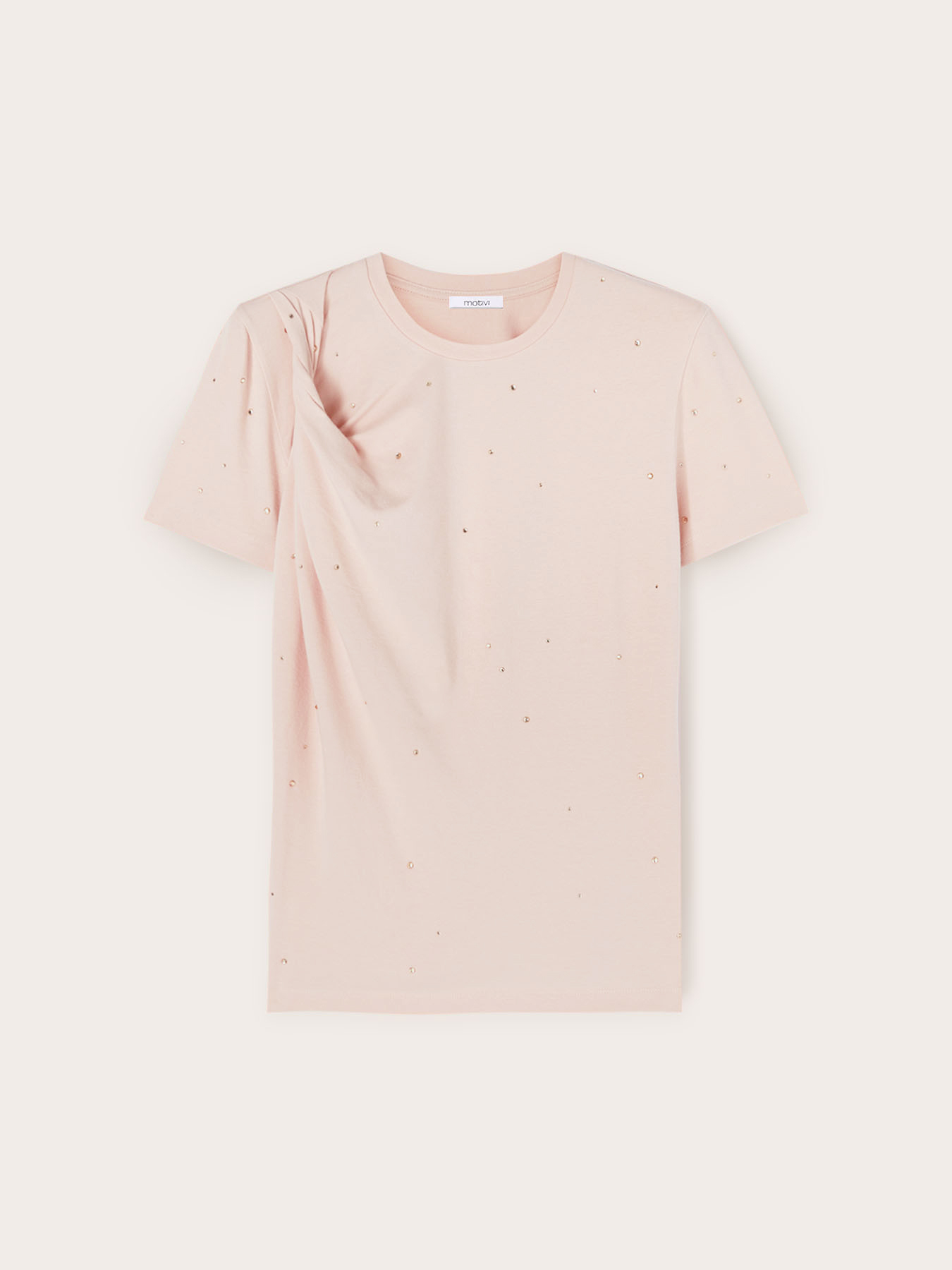 Full rhinestones T-shirt image number 4