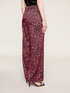Leopard patterned palazzo trousers image number 1