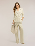 Doppelreihiger Nadelstreifen-Blazer aus Baumwollmischung image number 2