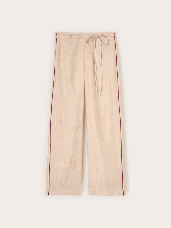 Palazzo pants in cr&eacute;pon
