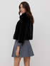 Cappotto corto in simil pelliccia image number 1