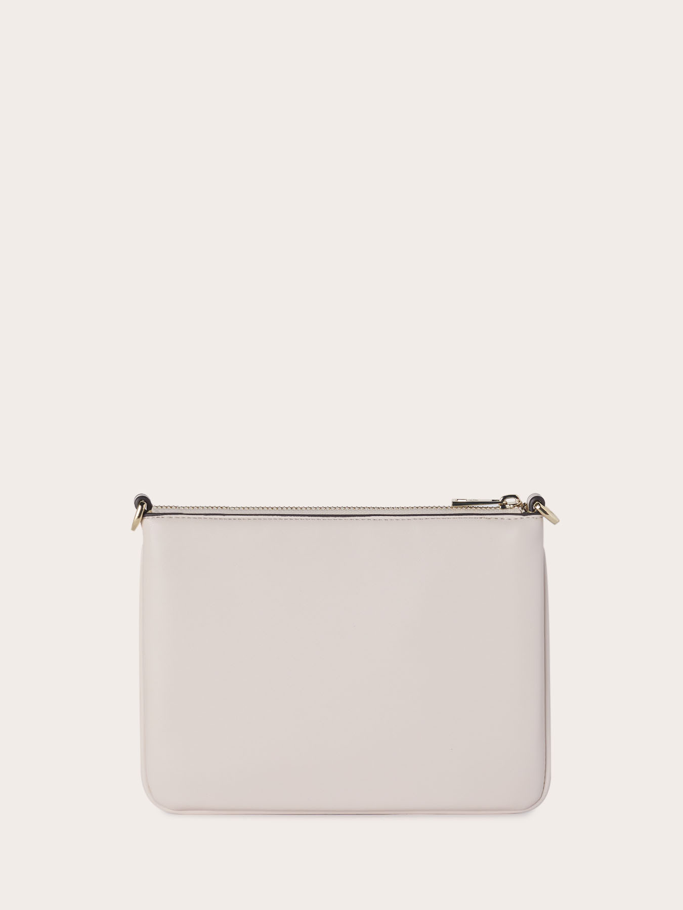 Flat coated fabric clutch image number 2