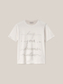 Boxy T-shirt with embroidered lettering image number 3