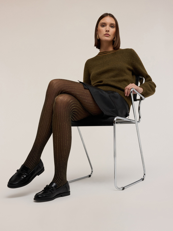 Medias transparentes de canal&eacute; l&uacute;rex