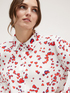 Camicia in tessuto cr&ecirc;pe stampa cuori image number 2