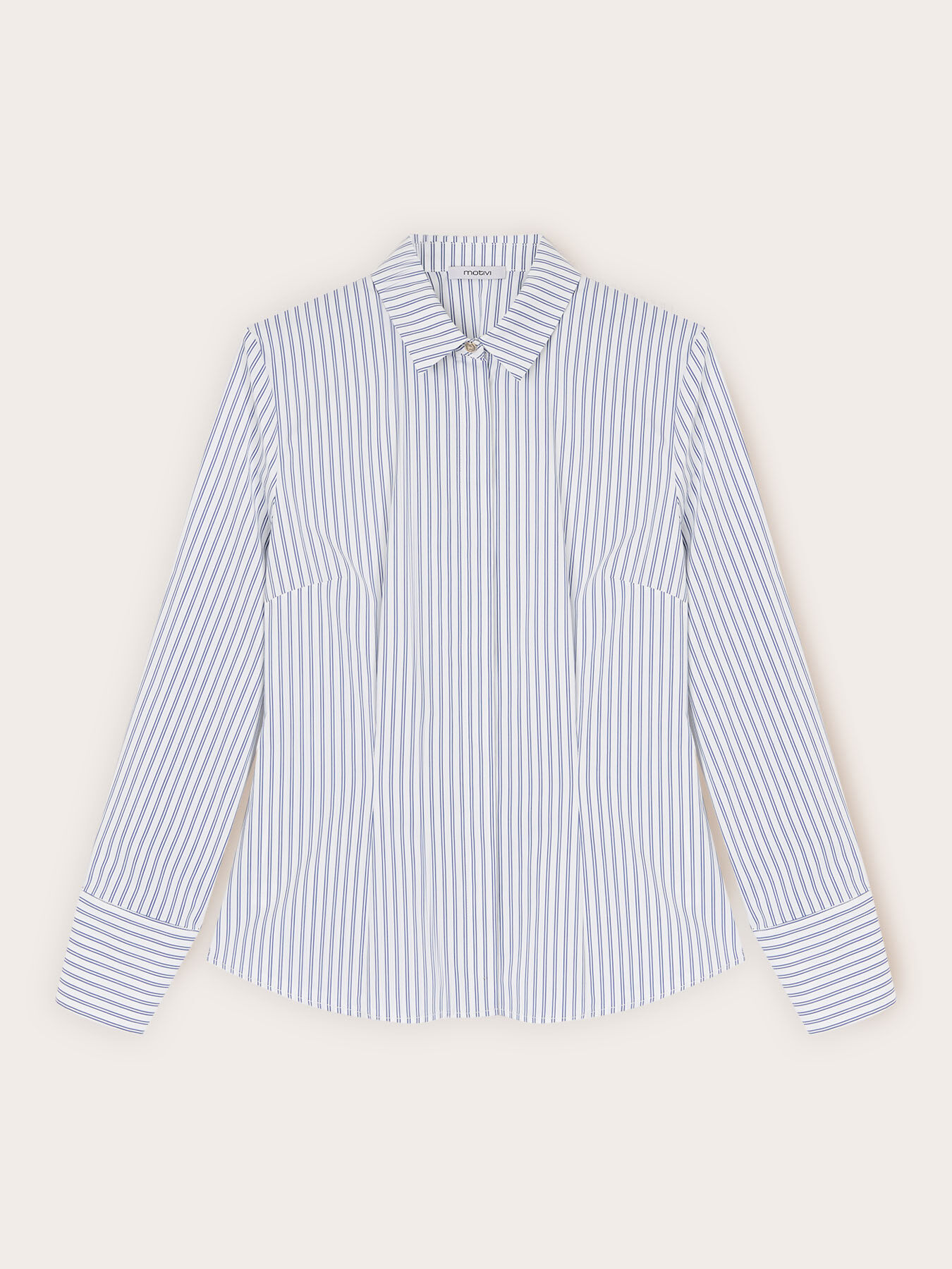 Chemise en popeline ray&eacute;e image number 4