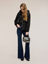 Flare denim jeans image number 0