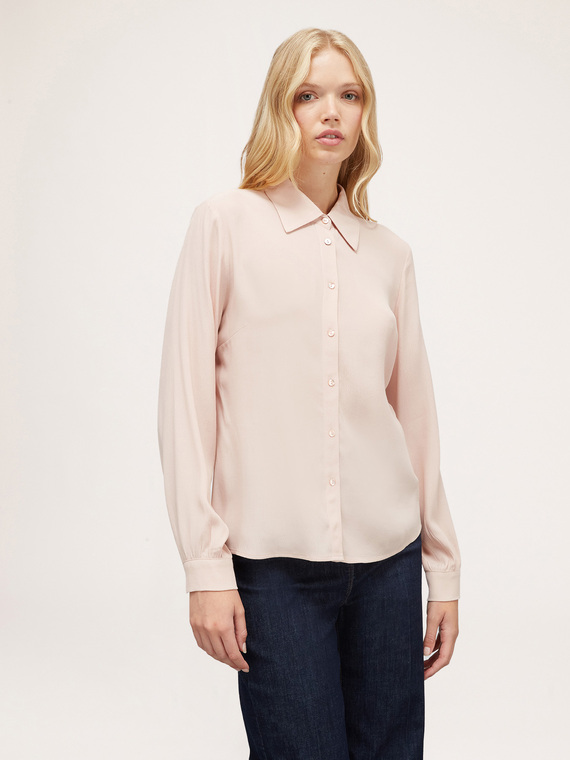 Motivi Camicia fluida Donna, Rosa cipria, Taglia 36